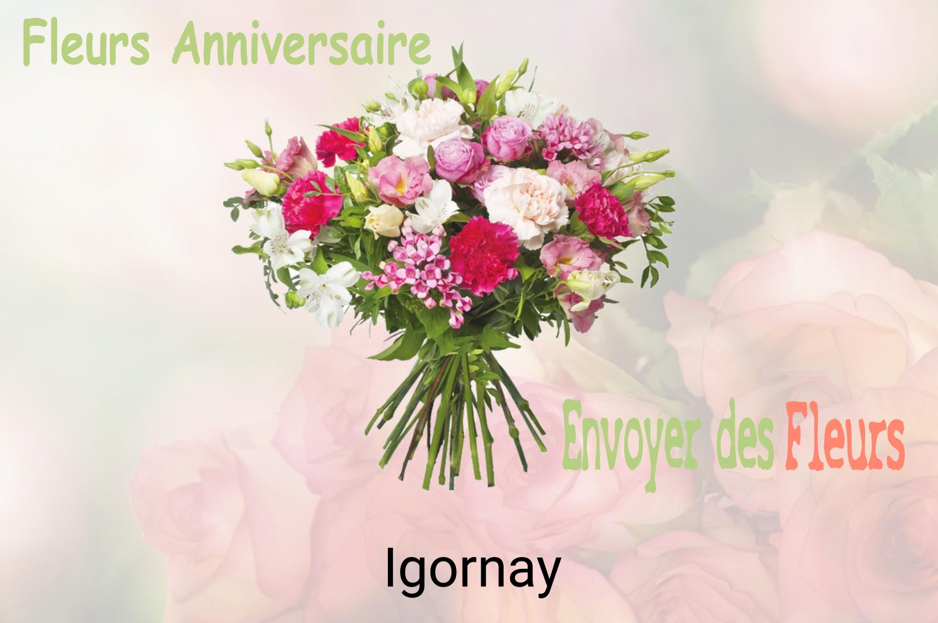 Bouquet de fleurs d’anniversaire livré à Igornay
